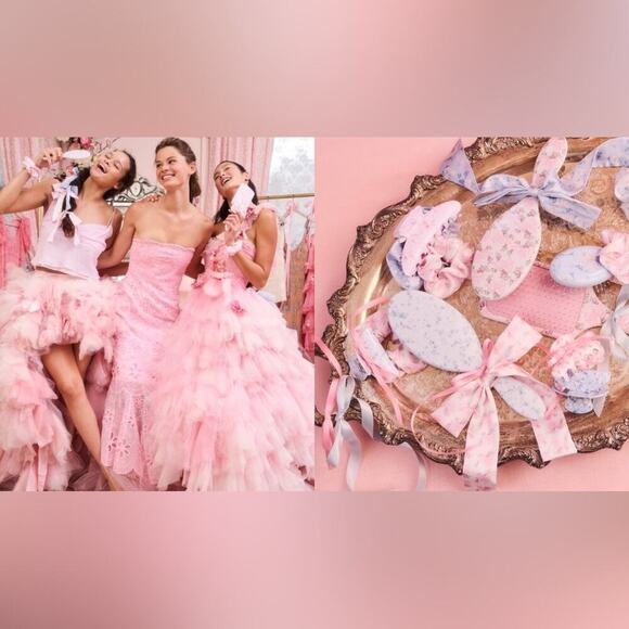 NWT Loveshackfancy & Goody Large Claw Clip in Everblooming Rosettes. - Picture 11 of 13